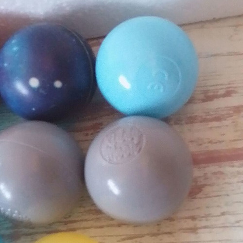 Plastic children's balls used, pack of 8, flexible Don bosco