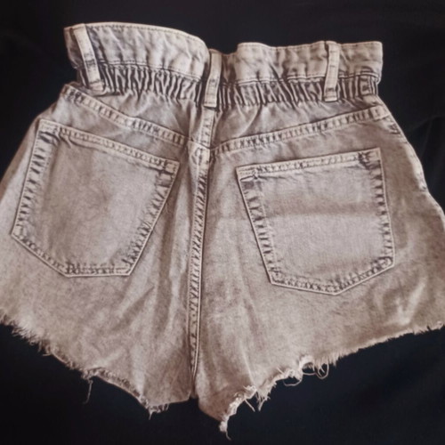 Bershka shorts like new, elastic waist, grey, size S