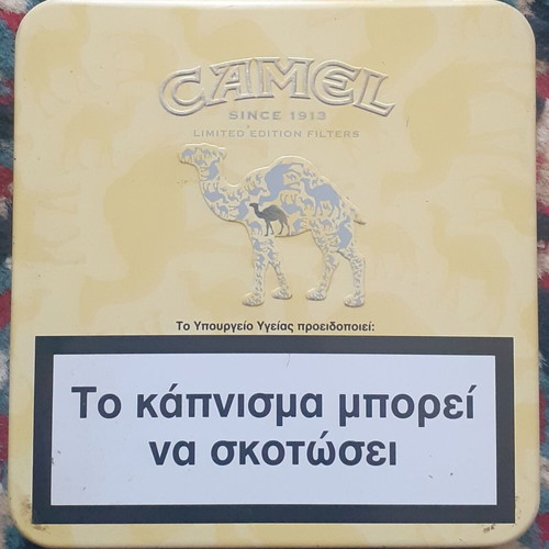 Camel collectible metal cigarette case like new