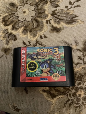 Sonic 3 Genesis Sega game cartridge like new