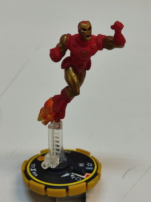 Marvel Whizkids Heroclix Iron Man #076 μεταχειρισμένο