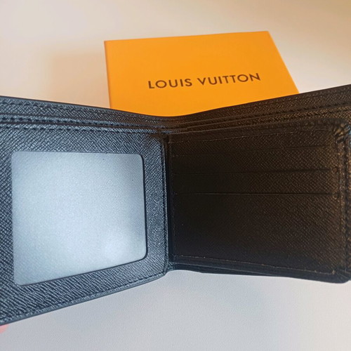 Louis Vuitton Monogram Eclipse wallet black like new