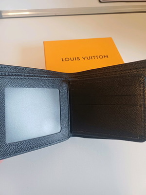 Louis Vuitton Monogram Eclipse wallet black like new
