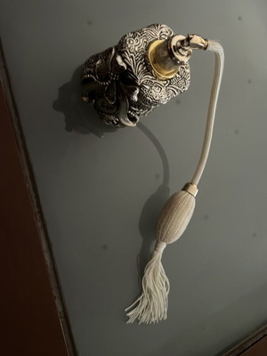 Silver-plated perfume bottle new
