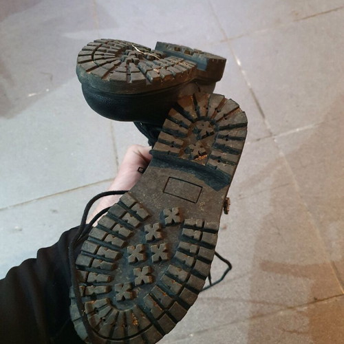 Feng Shoe boots for girl size 29 used, black with fur