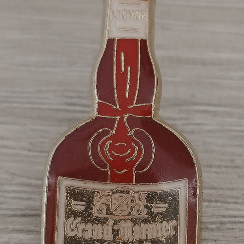 Small Grand Marnier Liovor promotional pin used