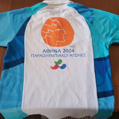 Athens 2004 Paralympic Games referee t-shirts used, size S, set of 2