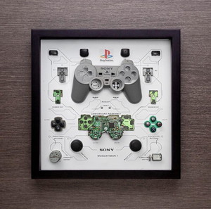 Sony PlayStation χειριστήριο σε κορνίζα