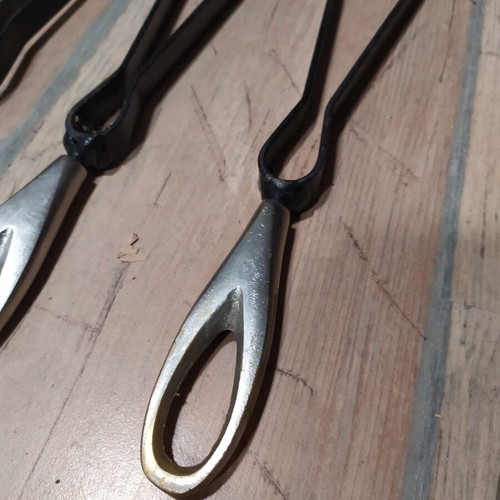 Fireplace tongs used, pack of 5 pieces