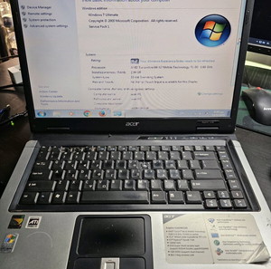 Πωλείται λάπτοπ Acer Aspire 5102 120hdd/2gb Ddr2/windows 7 λειτουργικό παλιό + ασύρματο ποντίκι!