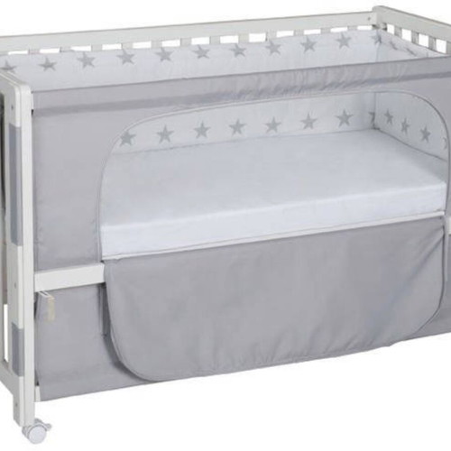 Baby Stars baby cot used with mattress and safety features