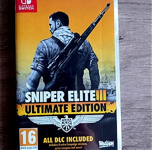 Sniper elite 3 ultimate edition Nintendo switch