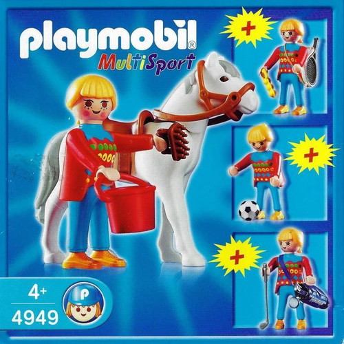 Playmobil 4949 Multisport-Girl used with missing parts