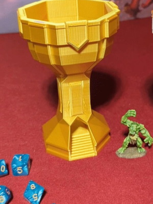 Goblet dice tower like new