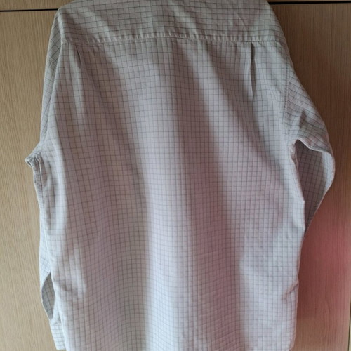 Jacques Renne Men's Shirt Like New, Size L, White Blue