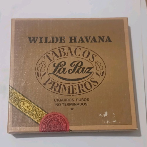 LaPaz cigar box used, collectible, over 30 years old