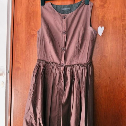 Helmi women's dress used, rotten apple color, size small
