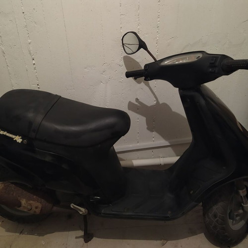 Piaggio Typhoon 50 cc scooter used, black, 2000