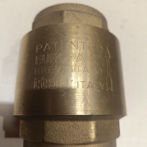 Brass Check Valve 2" New, Italian Quality
