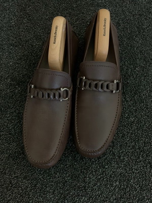 Ferragamo Loafers Men’s μέγεθος 44 μεταχειρισμένα, καφέ