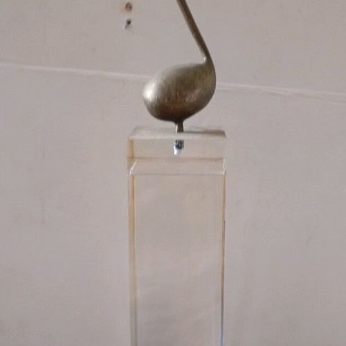 Music award used from POP-KORN magazine with metal note