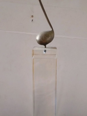 Music award used from POP-KORN magazine with metal note