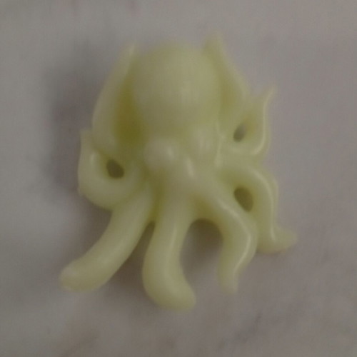 Plastic miniature octopus fishing lure