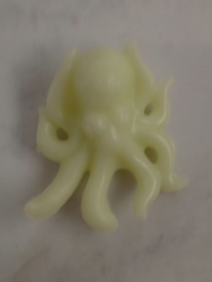 Plastic miniature octopus fishing lure