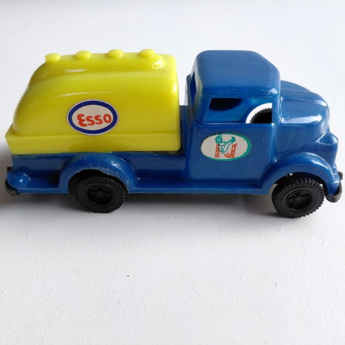 Esso Toy Fuel Tanker Truck Greek Made 70s New