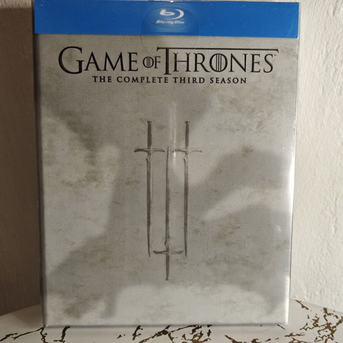Game of Thrones The Complete Third Season Blu-ray new, 5 discs