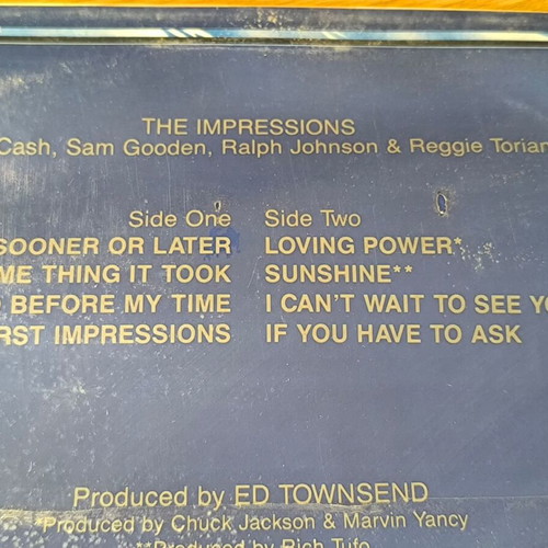First Impressions vinyl new, The Impressions, R&B Soul