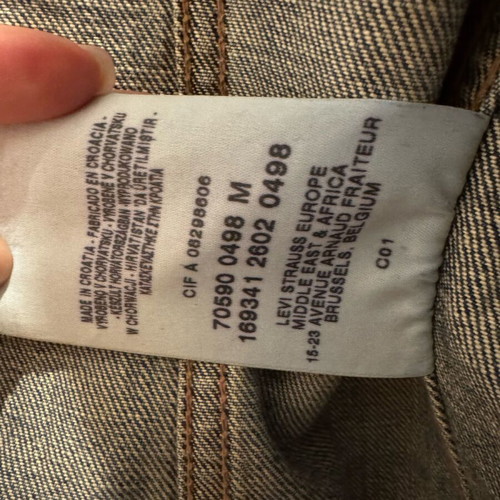 Levi’s denim jacket women’s like new, blue, size M