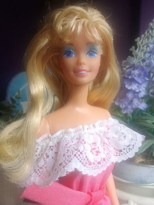 Barbie Fashion Play 1988 used, rare with original dress