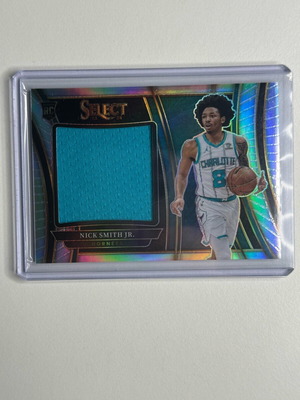 Select Nick Smith Jr Jumbo Silver Prizm Rookie Patch Jersey RC 2023-24 new