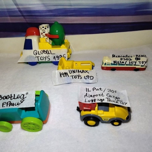 Vintage Retro Toy Vehicles set of 5 used