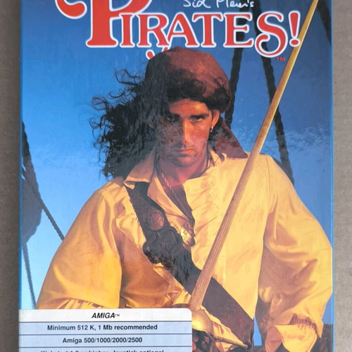 Sid Meier's Pirates Amiga like new, complete in box