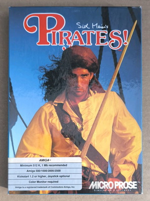 Sid Meier's Pirates Amiga like new, complete in box