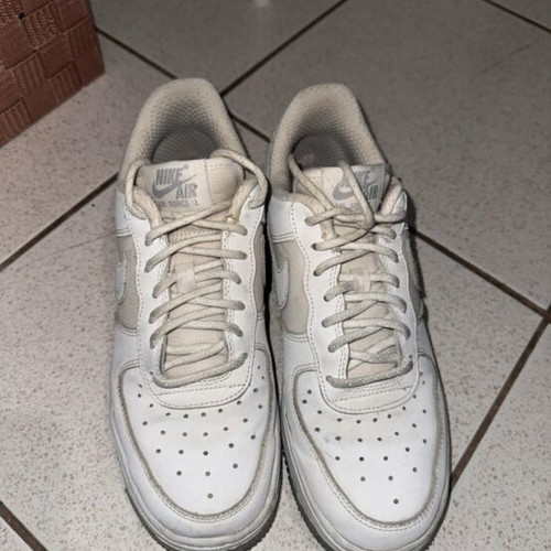 Nike Airforce used white sneakers size 38.5
