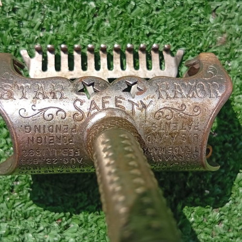 Star Razor used, 1896