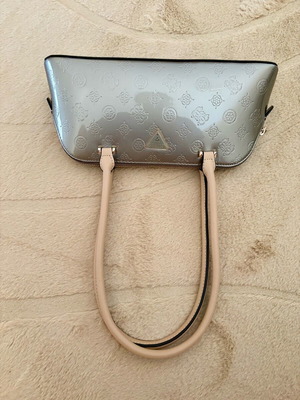 Guess Shoulder Bag New, Gray Beige
