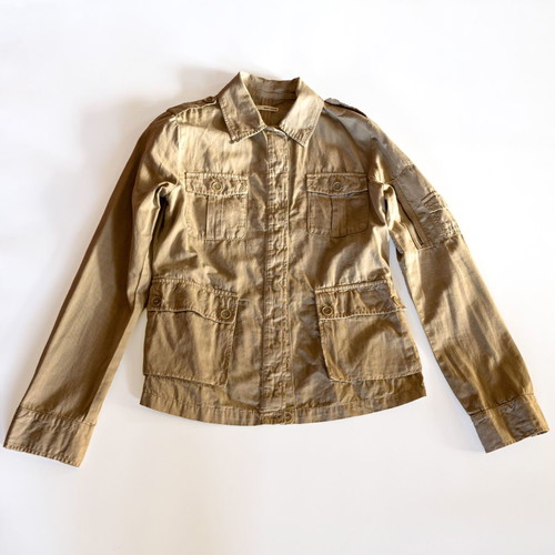 Donna Karan DKNY safari style jacket, green, size M