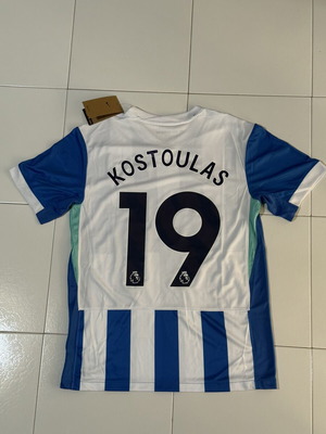 Brighton Home Jersey Kostoulas 2025/26 official replica, new, size M