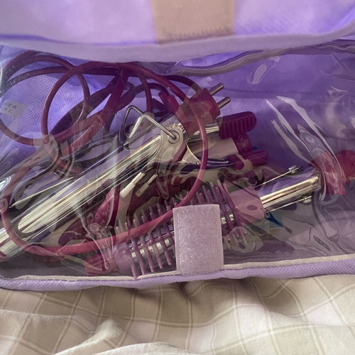 BaByliss Curling Iron used with three barrels and two attachments