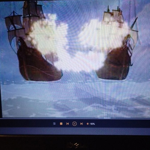 The Black Pirate DVD used, dubbed animated