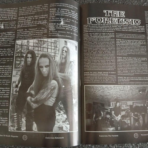 Beyond The Realms Of Death fanzine like new, Spanish