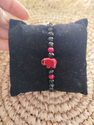 Bracelet like new, black and red