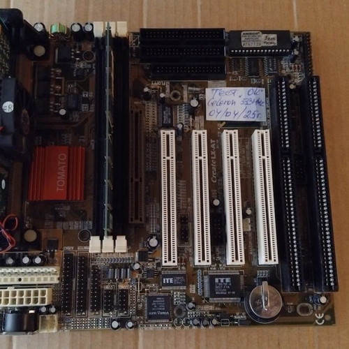 Zida Tomato CreateLX-AT REV:1.06 motherboard used with CPU and RAM
