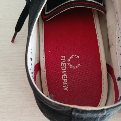 Fred Perry casual shoes size 47 like new, blue and red
