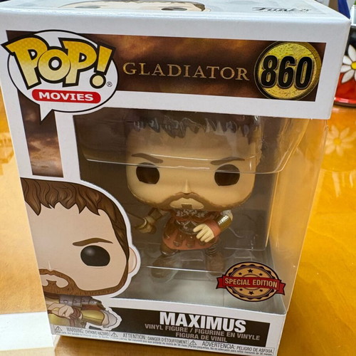 Funko Pop Gladiator 860 Maximus special edition like new