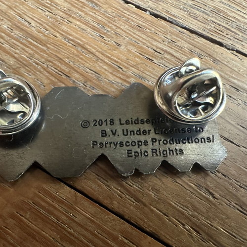 AC DC pin badge